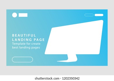 Template for websites, or apps, template for create best landing pages