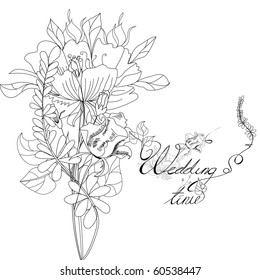 Template for wedding card