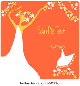 Template for wedding card