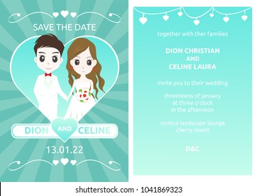 Template Wedding Invitation