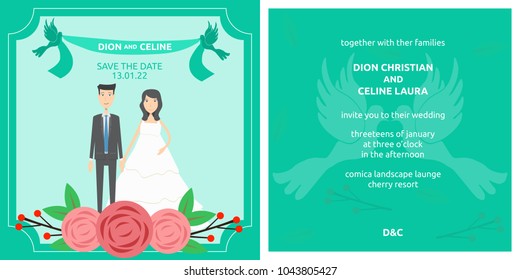 Template Wedding Invitation
