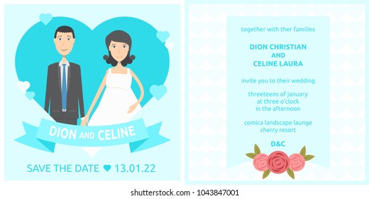 Template Wedding Invitation