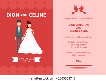 Template Wedding Invitation