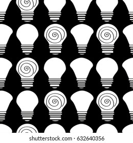Template, in which there are many lamps on a black background