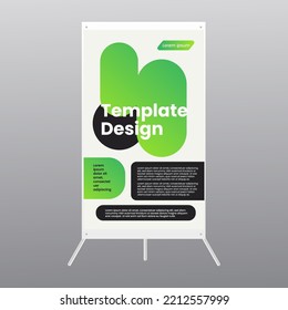 template y banner design show exhibition display promotion