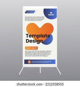template y banner design show exhibition display promotion