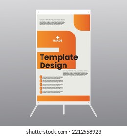 template y banner design show exhibition display promotion