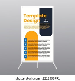 template y banner design show exhibition display promotion