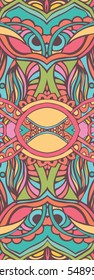 Template yoga mat. Vector illustrator