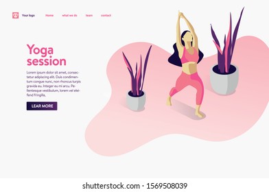 Template for Yoga Studio website