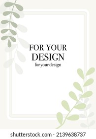 Template for you can use in design, print posters, cards and promotional items. leaves Background. Vector tropical vertical banners