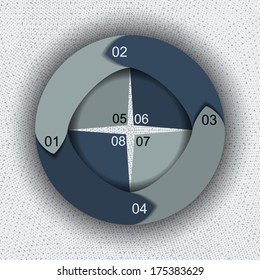 Template for your business, EPS10 - vector graphics.