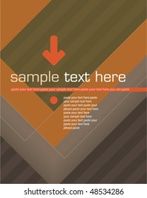 Template for your business project. Vector illustration.