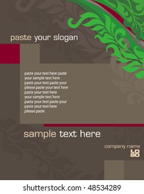 Template for your business project. Vector illustration.