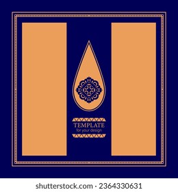 Template for your design can be used for backgrounds, motifs, textile, wallpapers, fabrics, gift wrapping, templates. Vector