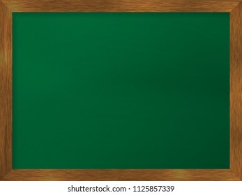 template for your design. the school Board is green. realistic style. vector illustration.