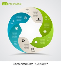 Template for your scientific presentation with text areas (info graphic)