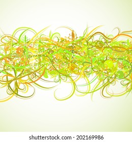 template for your text or design or presentation with colors flowers