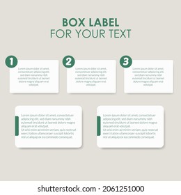 Template for your text option. Perfect for business plan, business presentation, checklist your to-do list.