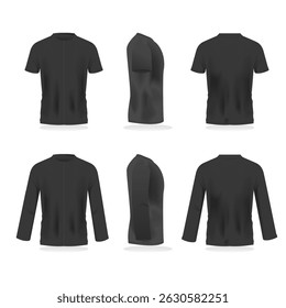 templates 3d tshirt mock up preview side sleeve length mockup