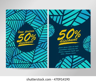 Templates with abstract background texture with hand-drawn lines. Vector background. Color flat. Place for your text.
