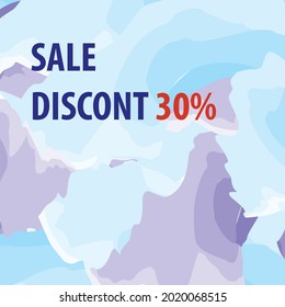 TEMPLATES FOR ADVERTISING POSTS ON INSTAGRAM, VECTOR WATER COLOR ILLUSTRATION