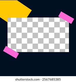Templates business square banner blank.