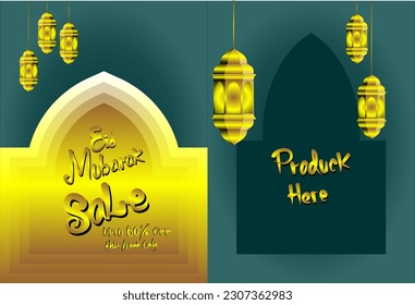 Plantillas, tarjetas, Eid al-Adha, eid Mubarak, y promoción, publicidad, medios sociales