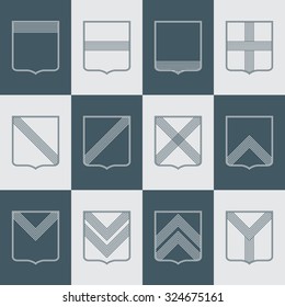 Templates for coat of arms.