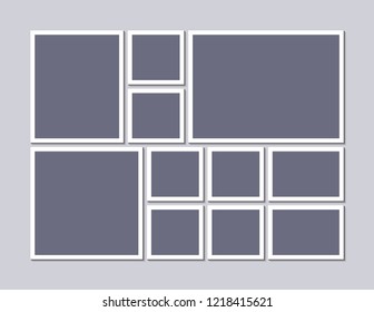 Templates collage frames