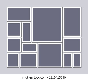 Templates collage frames