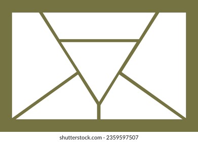 Templates collage frames for photo or illustration. Vector, new collections  