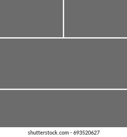 Templates collage frames for photo or illustration. Vector