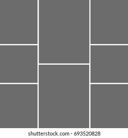Templates collage frames for photo or illustration. Vector