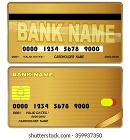 Templates of credit cards design.