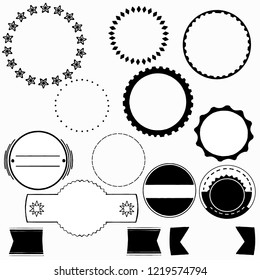 Templates for design circle logo
