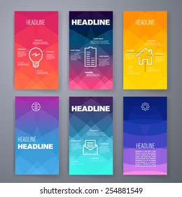 Templates. Design Set of Web, Mail, Brochures. Mobile, Technology, and Infographic Concept.  SaaS, web app design template. Mobile interface. UI template. Web UI app design.