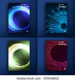 Templates. Design Set of Web, Mail, Brochures. Mobile, Technology, and Infographic Concept. Modern flat and line icons. SaaS, web app design template. Mobile interface. UI template. Web UI app design 