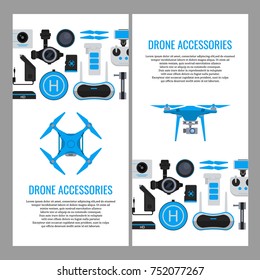 Templates for drone accessories web banners.