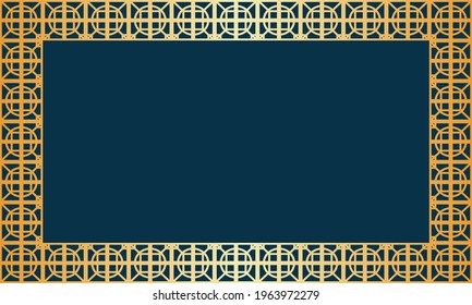 Templates or frames with a modern theme and a mandala or batik pattern. Luxurious vintage color. For background invitations, greeting cards, business cards, etc.