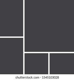 Templates frames photos. vector illustration