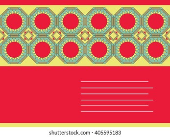 Templates with geometrical pattern for your cards and invitations.