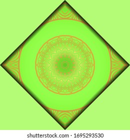 Templates for Greeting and Business cards. Vector Illustration. Oriental Pattern with. Mandala. Wedding invitation.