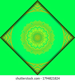 Templates for Greeting and Business cards. Vector Illustration. Oriental Pattern with. Mandala. Wedding invitation.