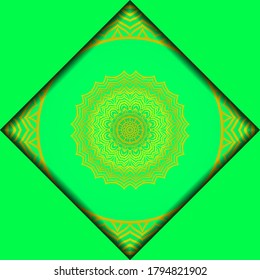 Templates for Greeting and Business cards. Vector Illustration. Oriental Pattern with. Mandala. Wedding invitation.