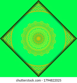Templates for Greeting and Business cards. Vector Illustration. Oriental Pattern with. Mandala. Wedding invitation.