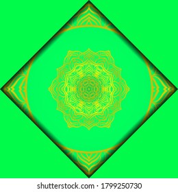 Templates for Greeting and Business cards. Vector Illustration. Oriental Pattern with. Mandala. Wedding invitation.