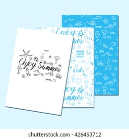 Templates with holiday symbols. Blue, white color. For your design, announcements, greeting cards, posters, advertisement.