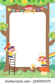 Templates for Kindergarten Teachers. illustration.