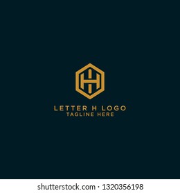 Templates for modern H-Letter logos. Vector image. - Vector